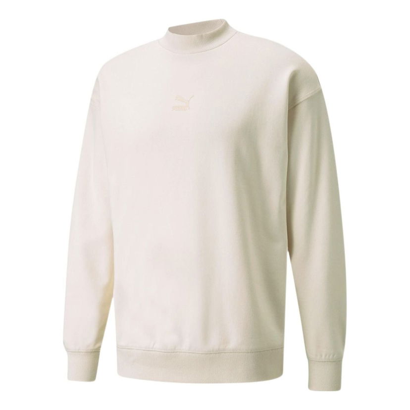 Sveter Puma Classics High Crew Neck Sweater Béžová | 533102-99