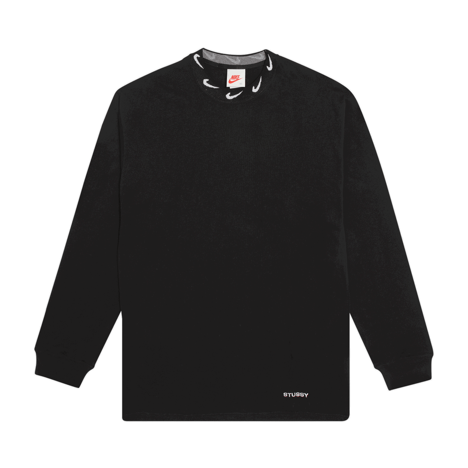 Tričko Nike Stussy x Knit Long-Sleeve Top Čierna | CT4314 010, 0