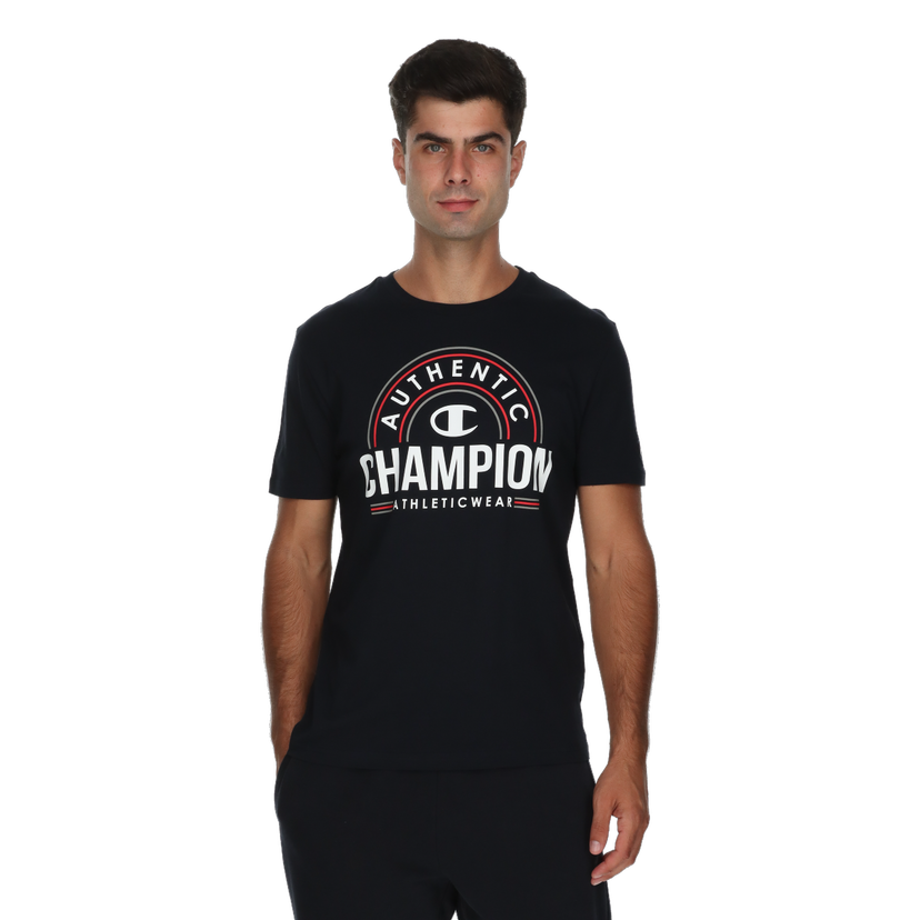 Tričko Champion Authentic Crewneck Athleticwear T-Shirt Čierna | 222088-BS501