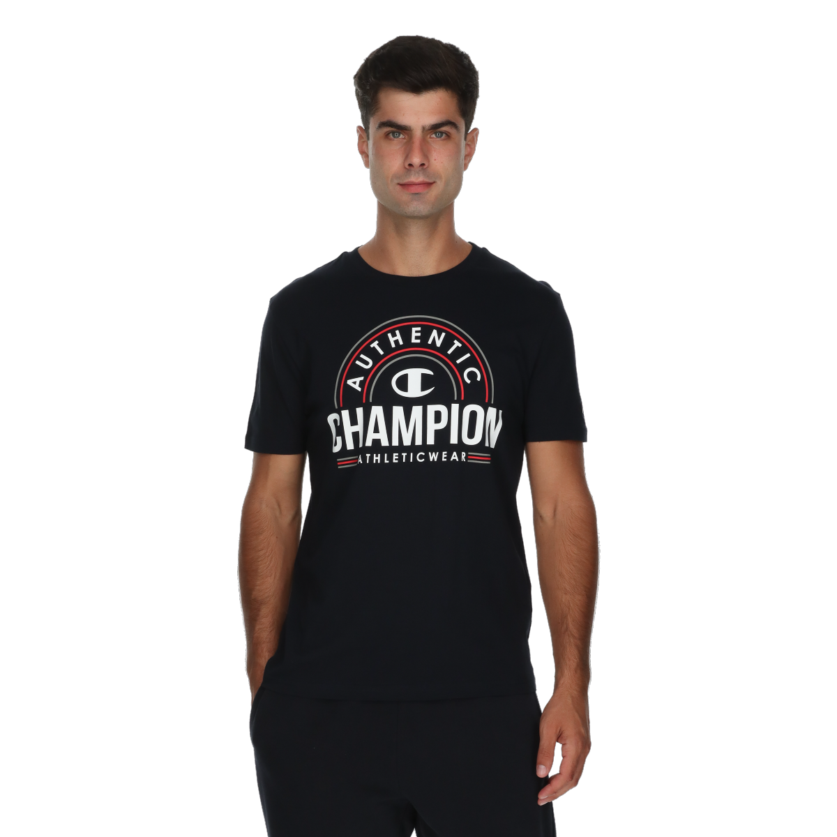 Tričko Champion Authentic Crewneck Athleticwear T-Shirt Čierna | 222088-BS501, 0