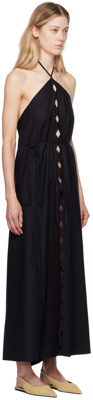 Halterneck Cutout Maxi Dress
