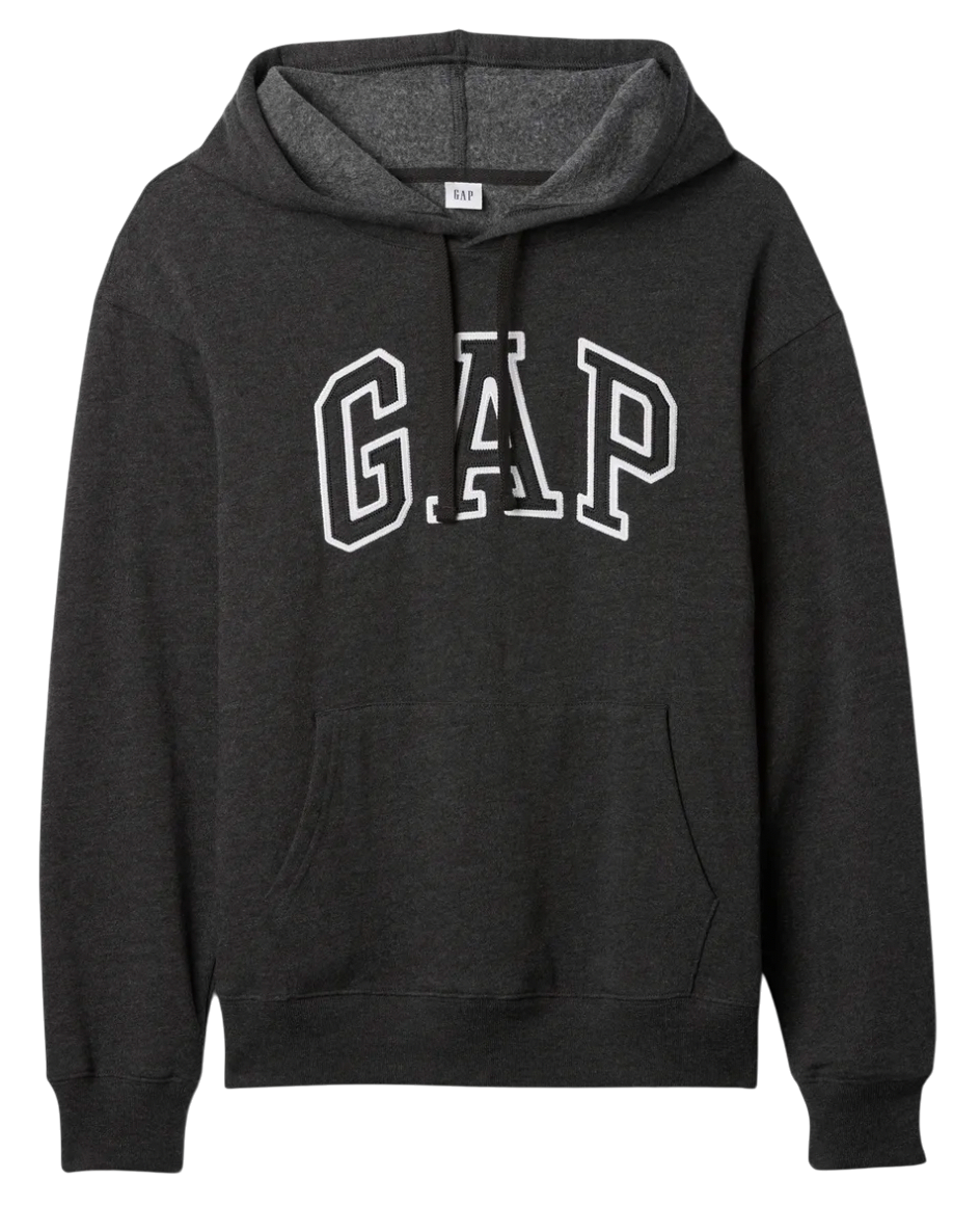 Pullover Logo Hoodie Charcoal Heather