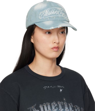 Šiltovka MISBHV MISBHV Forever Distressed Denim Baseball Cap Modrá | 250A504, 1