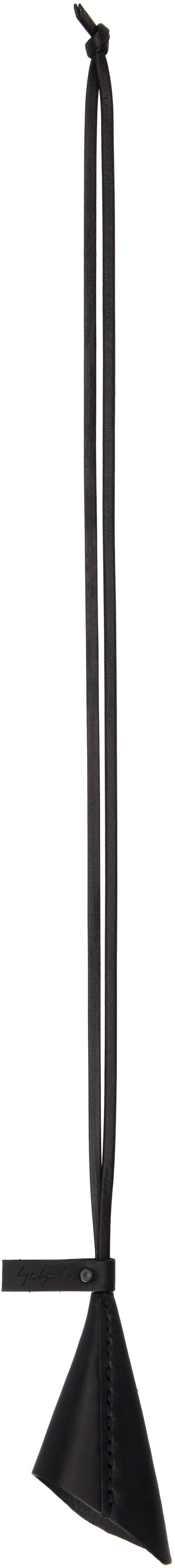 Kľúčenka Yohji Yamamoto Necklace Leather Keychain Čierna | D0-A04-708, 1