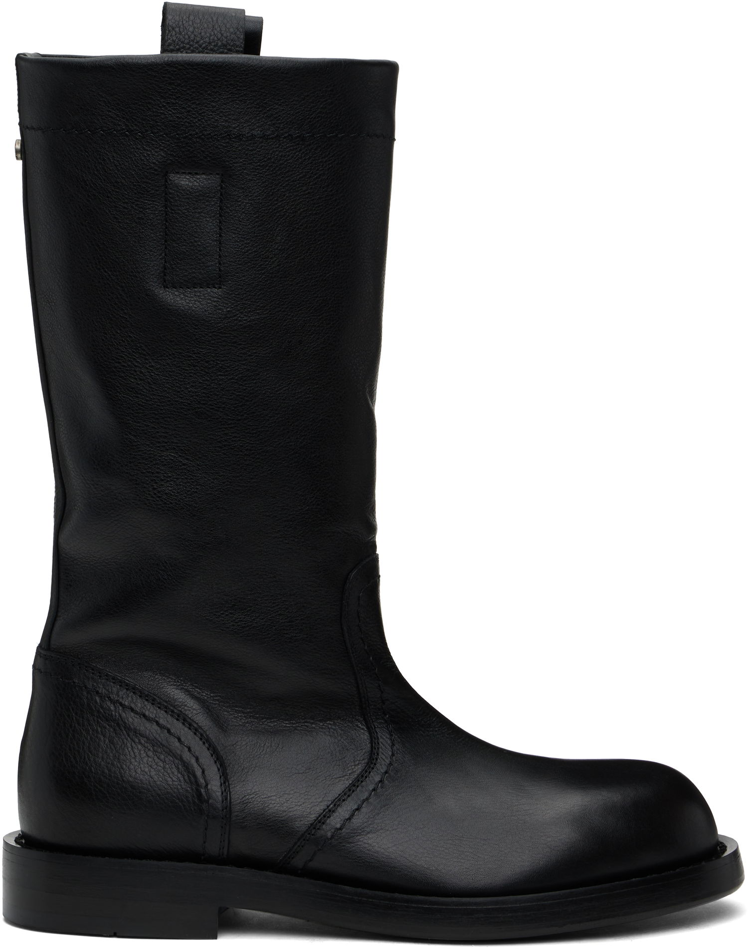 Pláštenka Ann Demeulemeester Ann Demeulemeester Bente Leather Boots Čierna | 2510-M-C32-LT157-099, 0