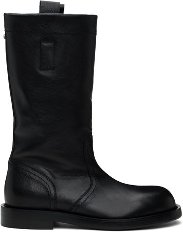 Pláštenka Ann Demeulemeester Ann Demeulemeester Bente Leather Boots Čierna | 2510-M-C32-LT157-099, 0
