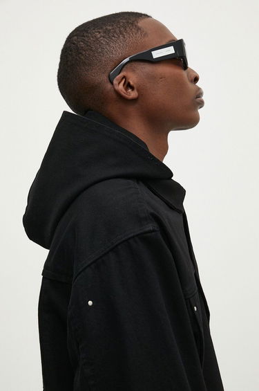Bunda HELIOT EMIL Hooded Denim Jacket Čierna | PREAW24.M.02.121.BLK01, 5