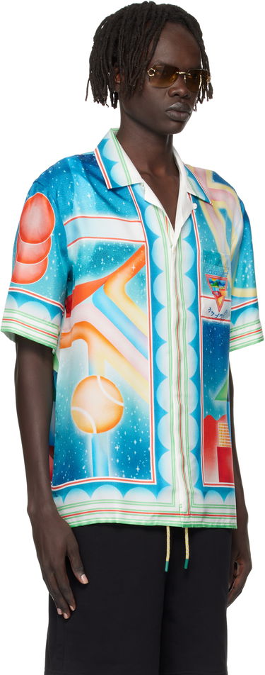 Košeľa Casablanca Casablanca Galaxy Court Silk Shirt Rôznofarebný | MPF25-SH-003-01, 1