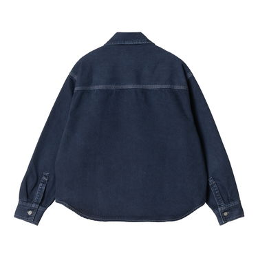 Košeľa Carhartt WIP Georgia Denim Shirt Jacket Modrá | I033747_9, 4