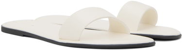 Šaty The Row The Row Leather Beach Slides Biela | F1386-SPN60, 3