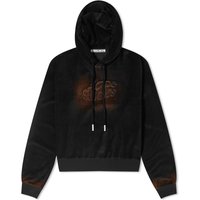 Mikina Acne Studios Velour Logo Hoodie Čierna | CI0162-900, 1