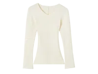 Tube Rib-Knit Wrap Top