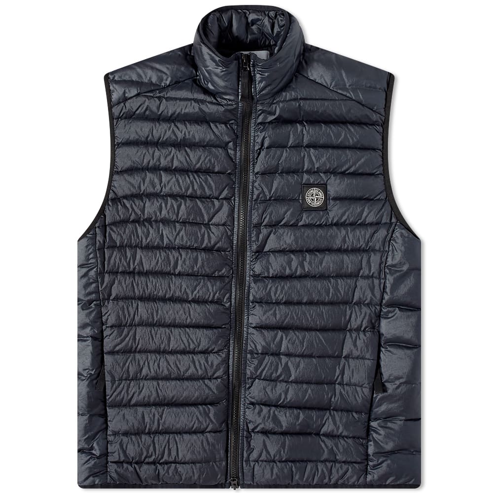 Vesta Stone Island Patch Nylon Down Gilet Navy | 7715G0224-V0020, 0