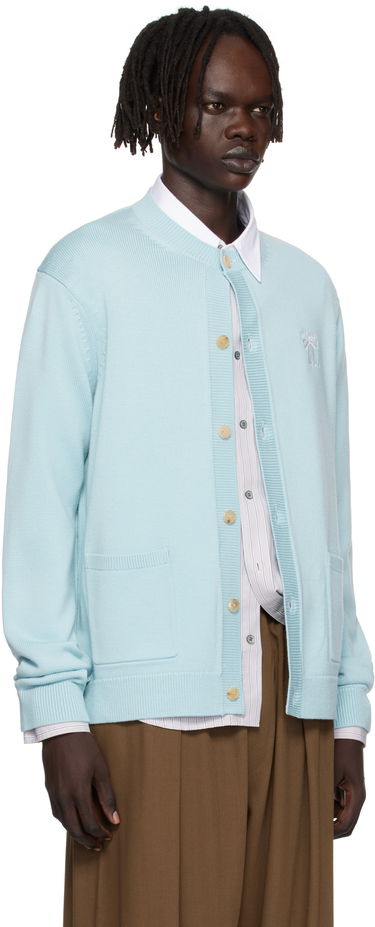 Sveter Acne Studios Acne Studios Crewneck Cardigan Modrá | B60385-, 1