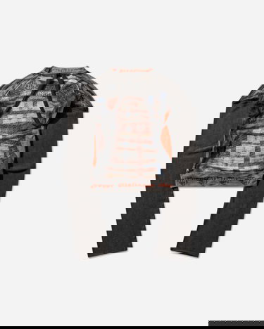 Crop Top Ottolinger Mesh Hybrid Longsleeve Top Racing Plaid Rôznofarebný | 101-107009-02 PRI, 2