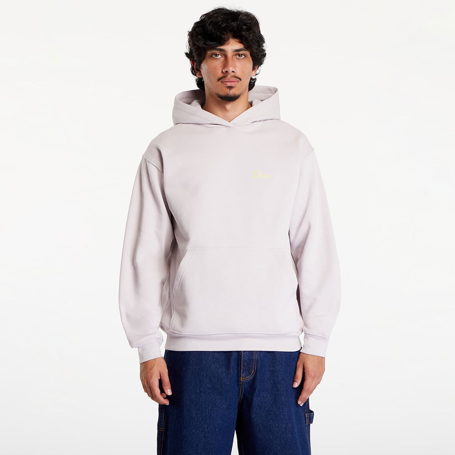 Mikina Dime Classic Small Logo Hoodie UNISEX Dusty Pink Ružová | DIMESU2415PIN, 0