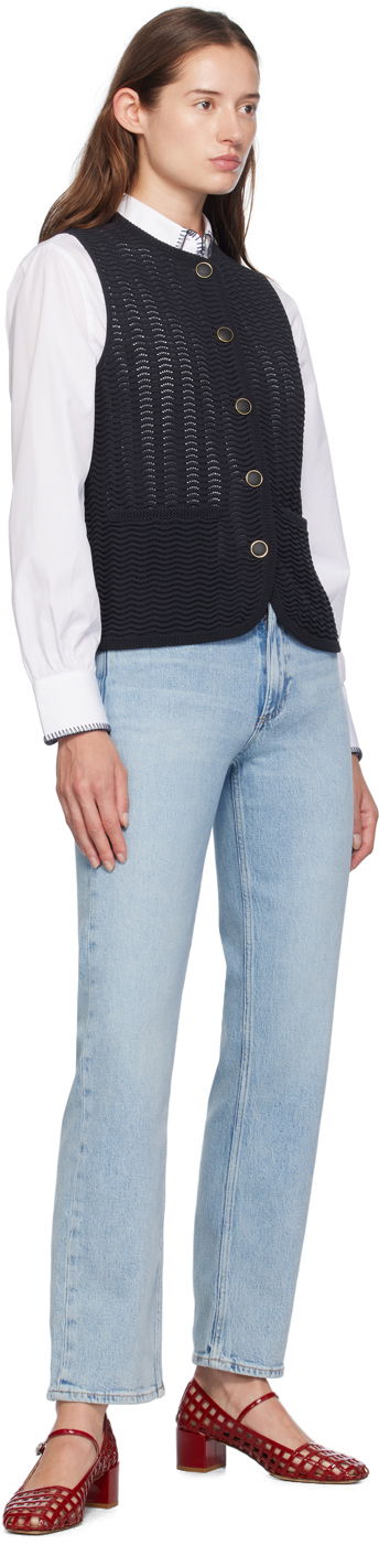 Vesta rag & bone rag & bone Elisa Knit Vest Čierna | WAS24F071UG71, 3