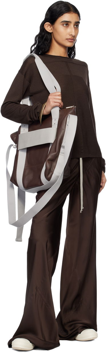 Tote bag Rick Owens Rick Owens Hollywood Trolley Tote Hnedá | RA01E0661 LCN, 3