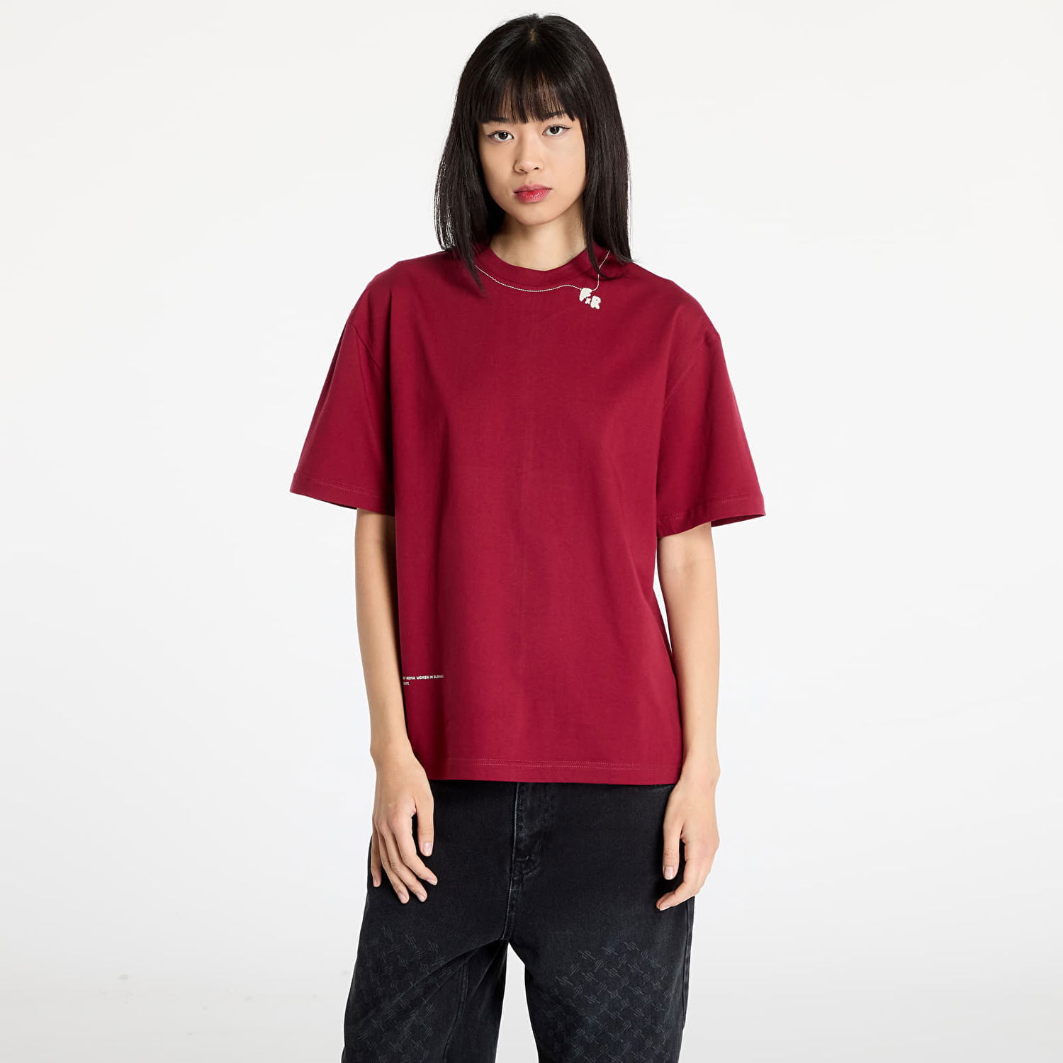 Tričko Footshop FTSHP RFTW T-Shirt Vínová | FTSHP_343, 1