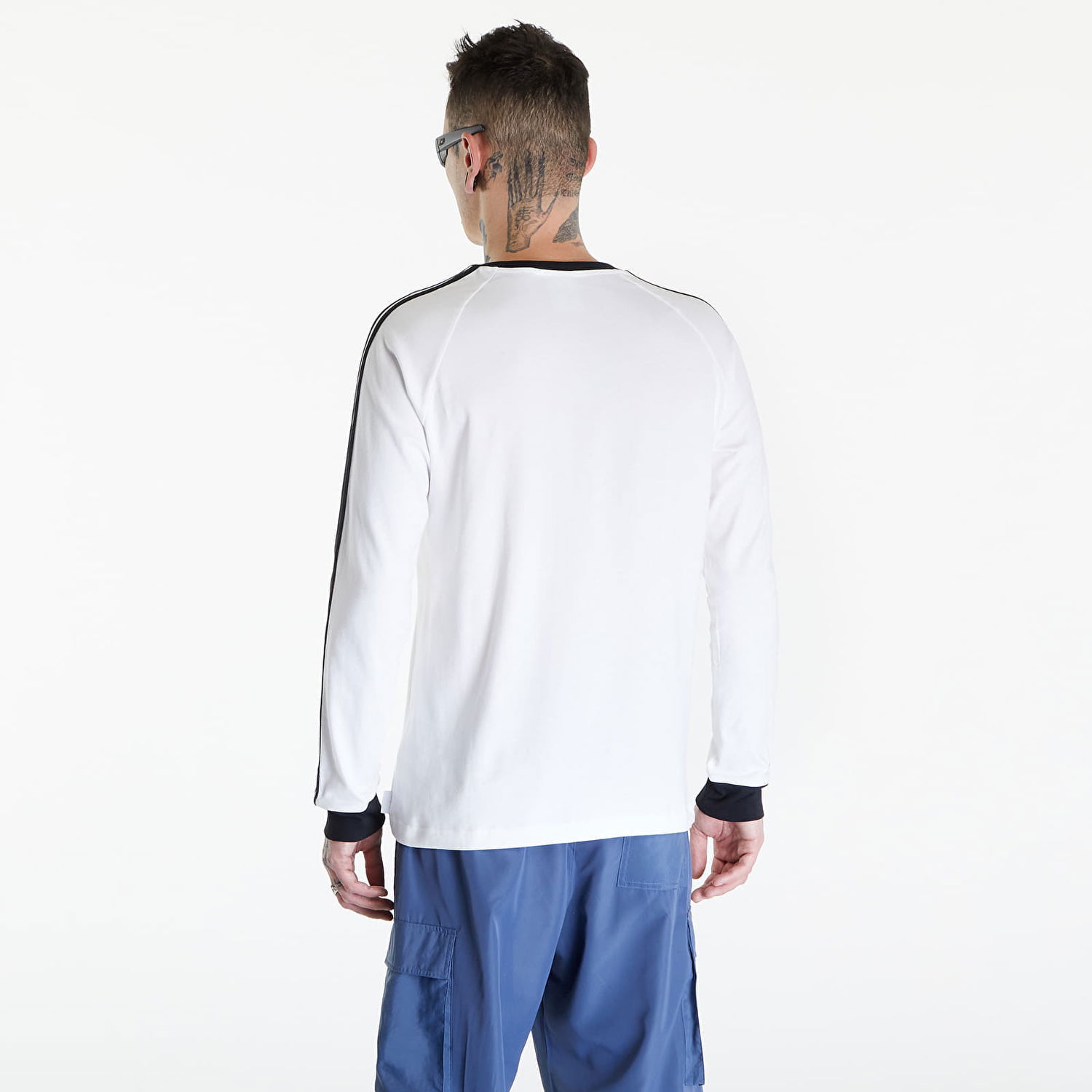 Tričko adidas Originals Flames Long Sleeve Tee White/ Black Biela | IS2917, 1