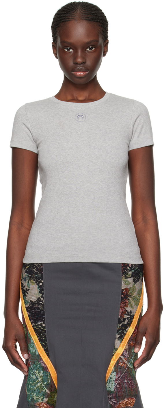 Tričko Marine Serre Rib T-Shirt Šedá | WTT012, 0