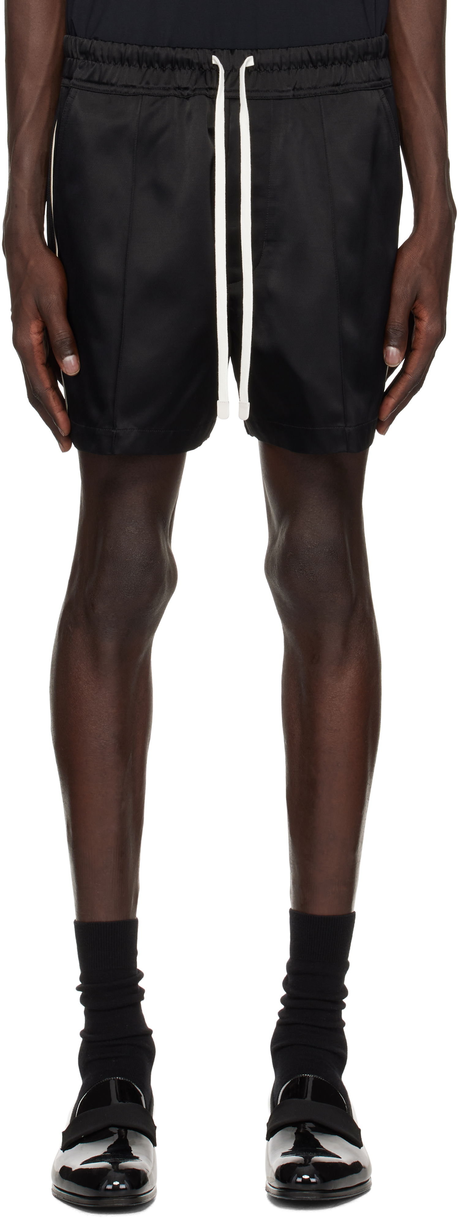 Šortky Tom Ford Tom Ford Shiny Satin Shorts Čierna | SSC002-FMV031S25, 0