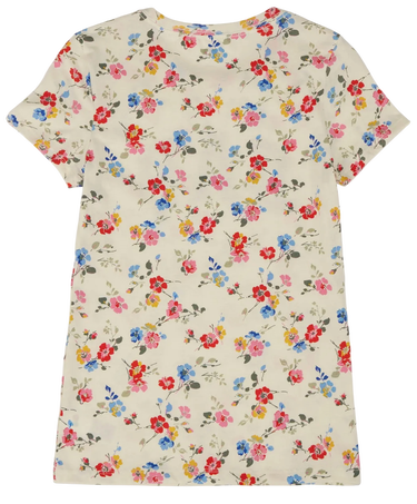 Tričko GAP Floral Print Classic Logo T-Shirt Rôznofarebný | 776775-00, 1
