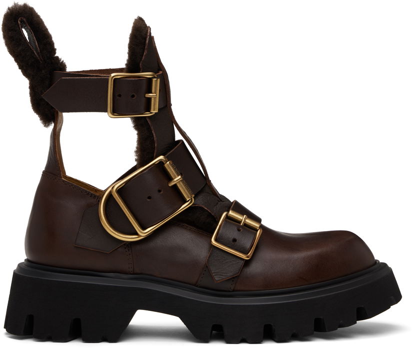 Tenisky a topánky Vivienne Westwood Rome Commando Boots Hnedá | 7102003PM-C004Z-