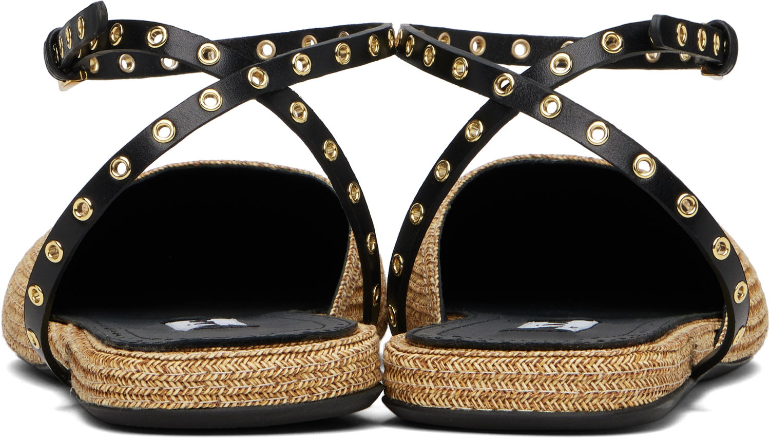 Doplnky Alaïa ALAÏA Paper Straw Ballerina Flats Béžová | AA3S127TK036, 1
