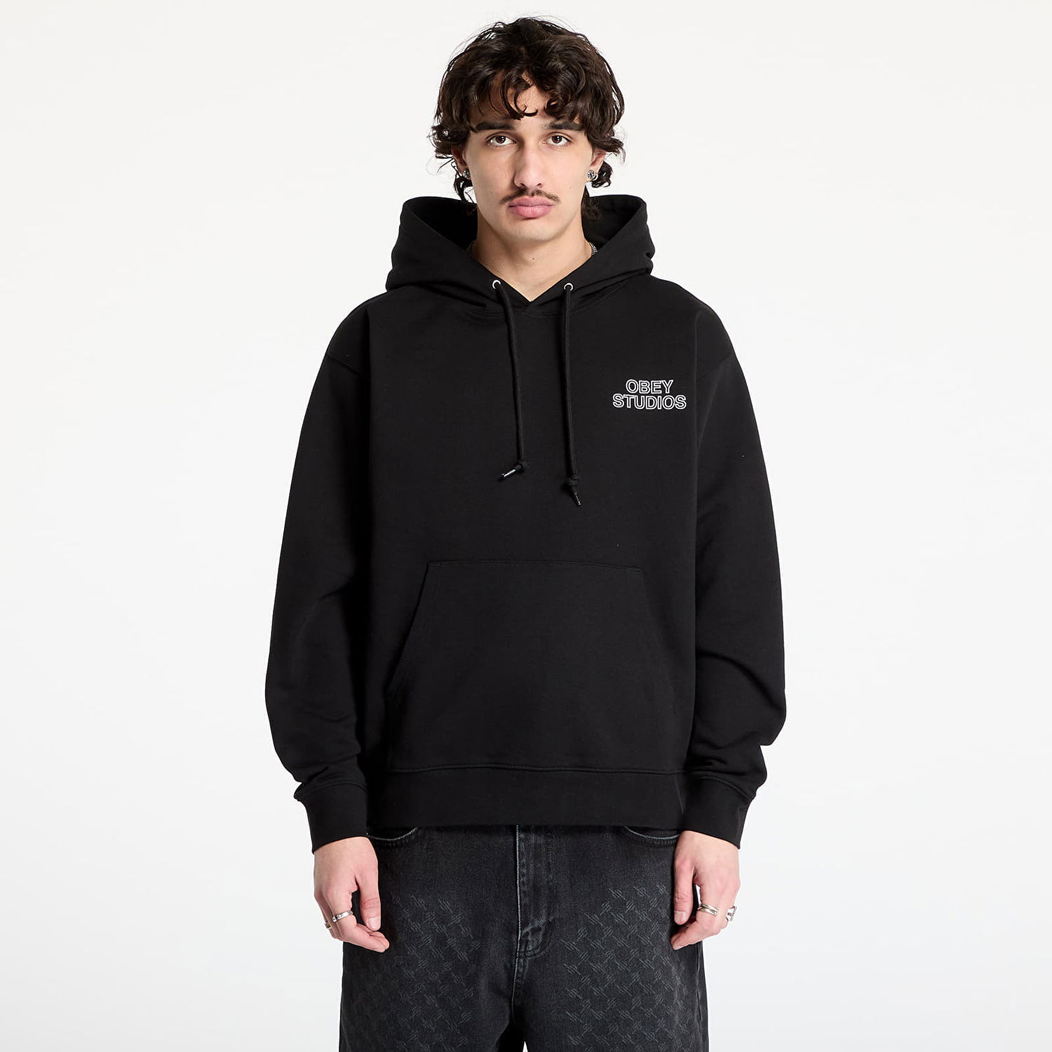 Mikina OBEY OBEY Studios Palette Hoodie Čierna | 117464052-BLK, 0