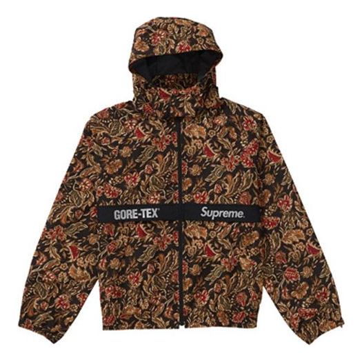 Vetrovka Supreme GORE-TEX Court Jacket with Flower Print Rôznofarebný | SUP-FW18-562, 0