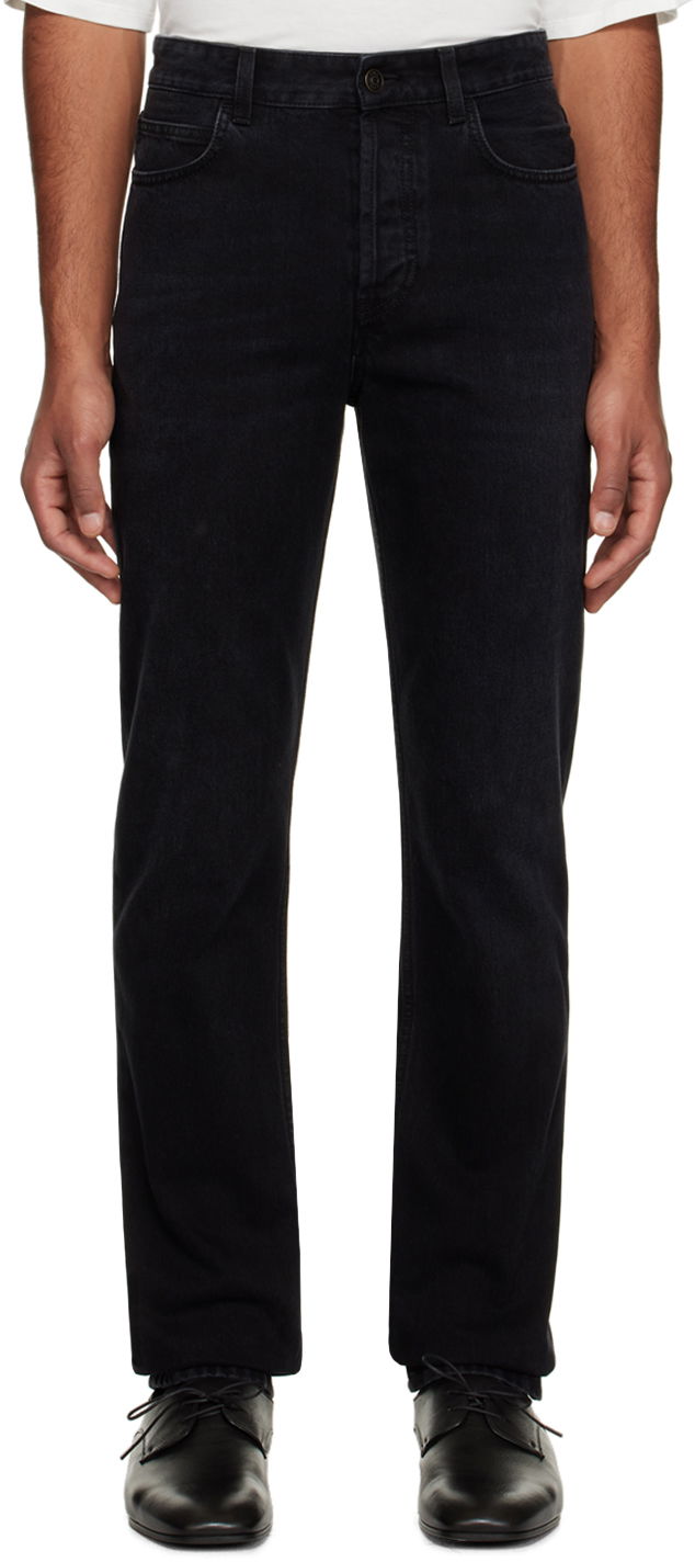 Džínsy The Row Slim-Fit Jeans Čierna | 413-W2352, 0
