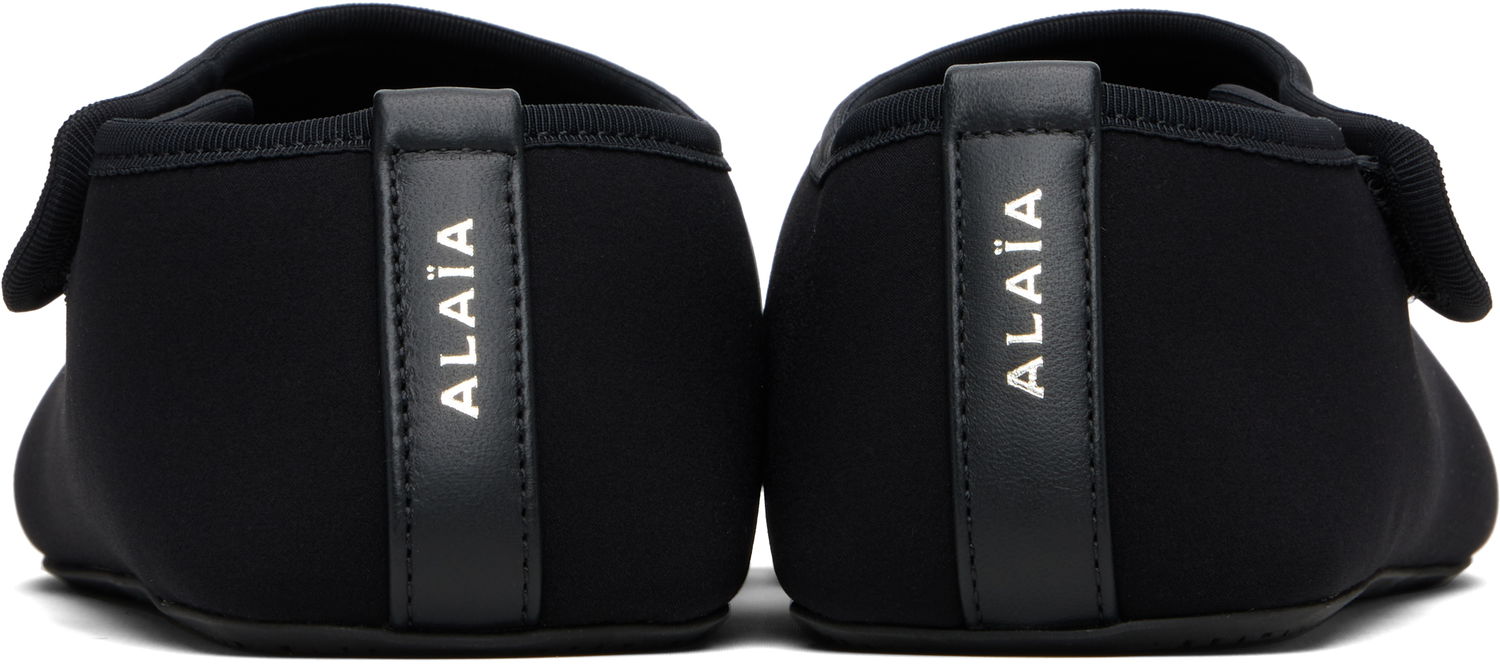 Tenisky a topánky Alaïa ALAÏA Neoprene Ballerina Flats Čierna | AA3A065A016, 1