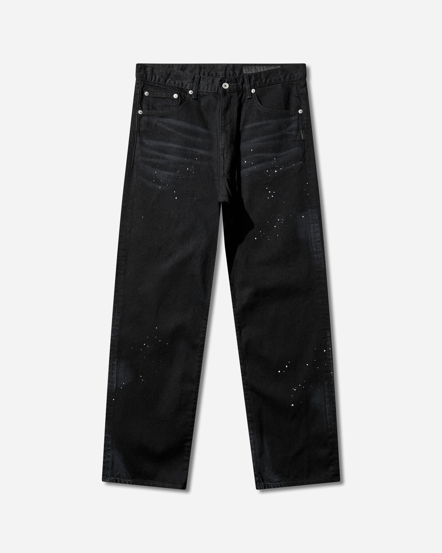 Džínsy Neighborhood Washed Basic Paint Splatter Pants Čierna | 252AQNH-PTM07 BLACK, 0
