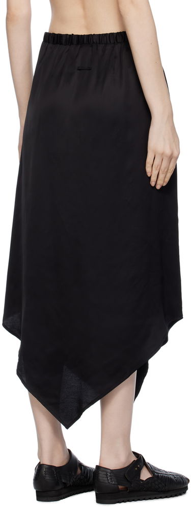 Sukňa Baserange Midi Asymmetrical Skirt Čierna | SKCRA-VI-WI23, 2