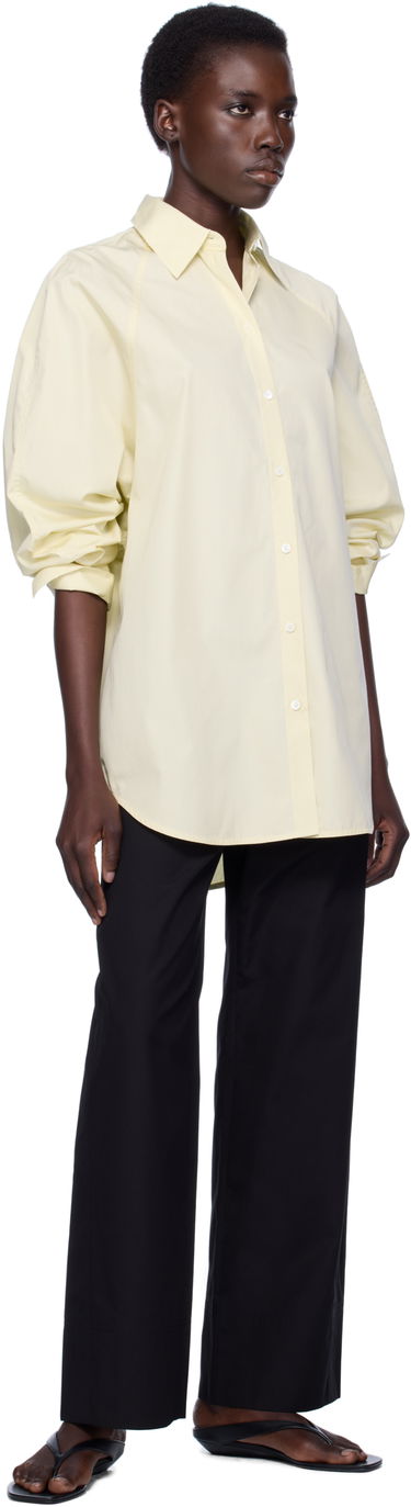 Košeľa TOTEME TOTEME Raw Raglan Shirt Žltá | 253-WRT0515-FB0226, 4