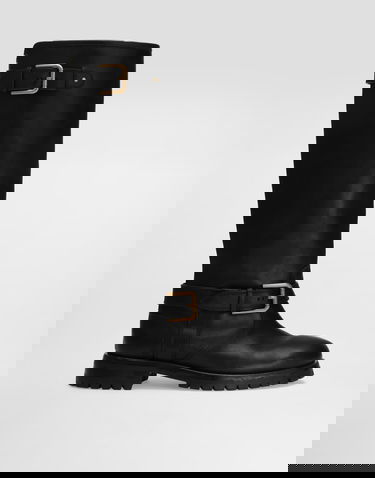 Doplnky Dolce & Gabbana Dolce & Gabbana Calfskin Biker Boots Čierna | CU1213AW35280999, 0