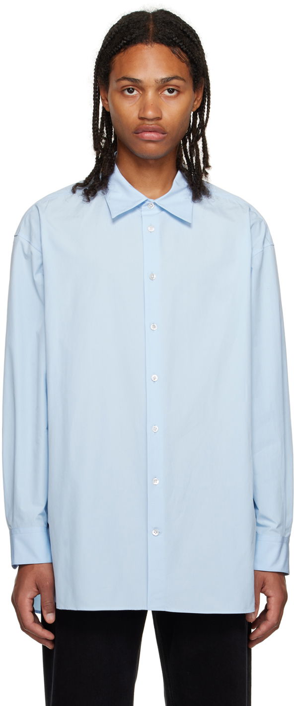 Košeľa The Row Shirt Lukre Modrá | 284-W2439, 0