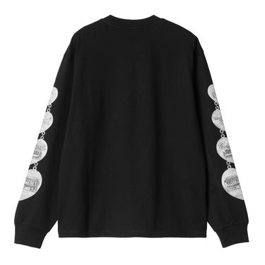 Tričko Carhartt WIP WIP Hartt Chain Long Sleeve T-Shirt Čierna | I034704_8, 1