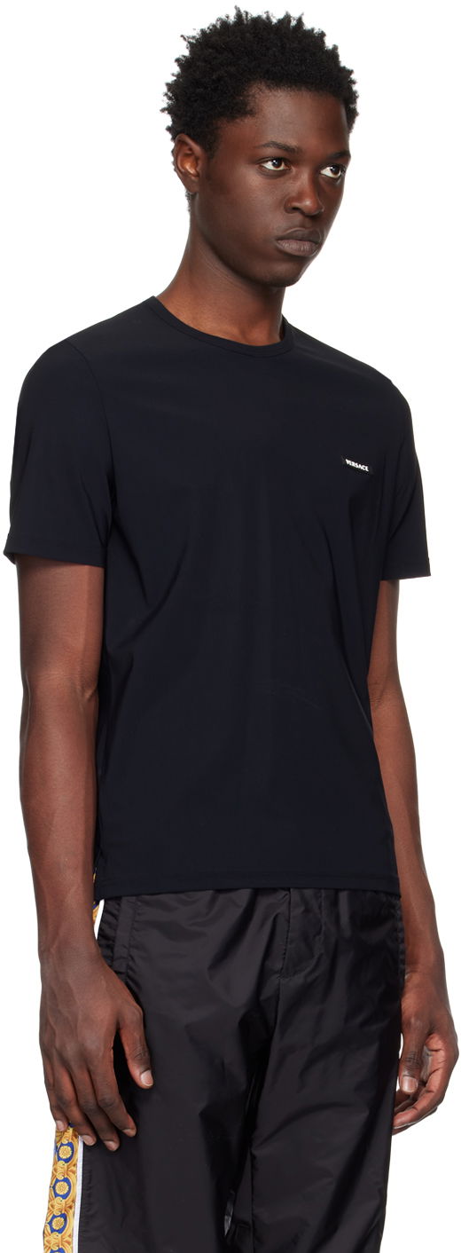 Tričko Versace Versace Patch T-Shirt Čierna | 1008151 1A05634, 1