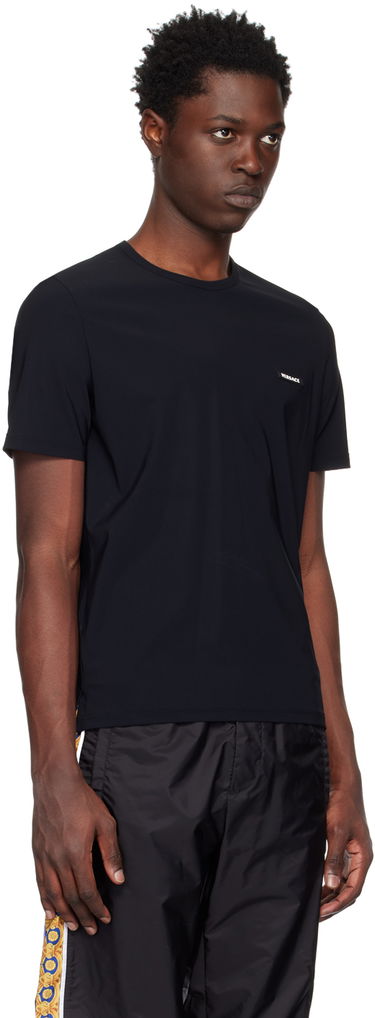 Tričko Versace Versace Patch T-Shirt Čierna | 1008151 1A05634, 1