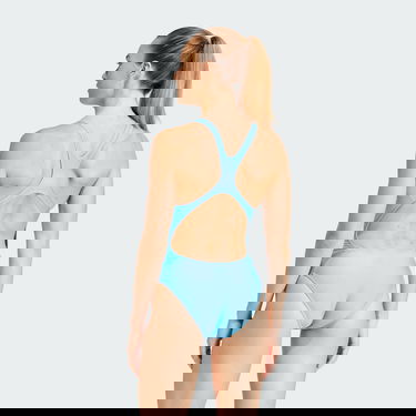 Plavky adidas Performance Big Bars Swimsuit Modrá | IP1812, 2