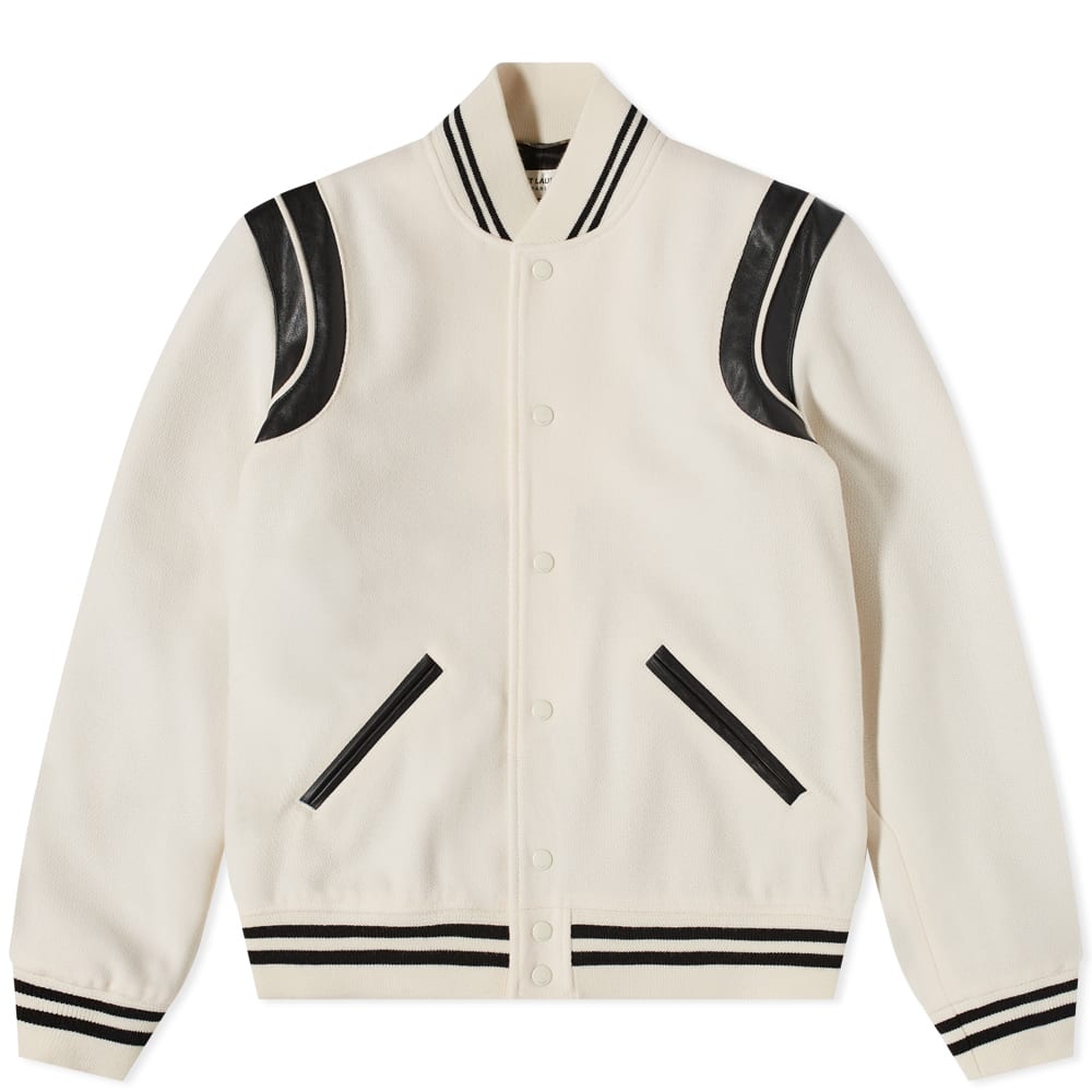 Bunda Saint Laurent Classic Teddy Jacket Biela | 354718Y213Q-9502, 0