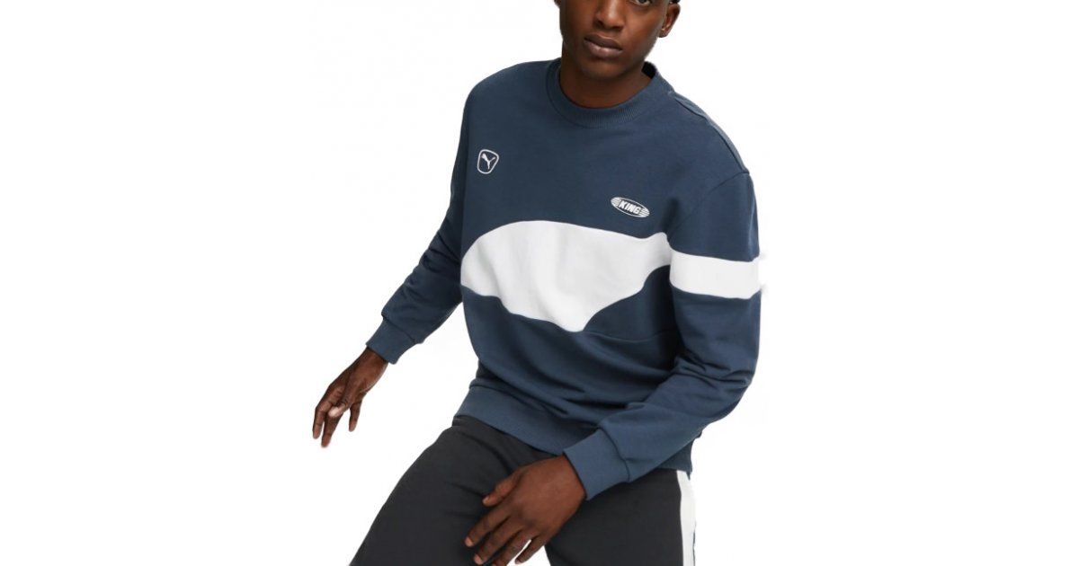 Mikina Puma King Top Football Crew Navy | 658342-01, 1