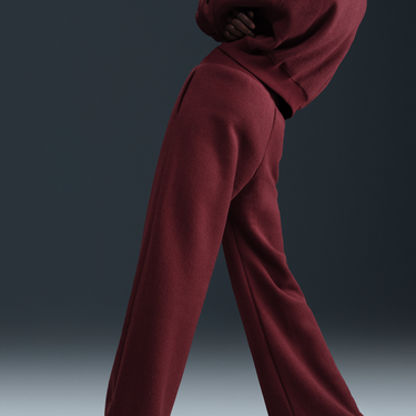 Súprava Nike Nike Sportswear Phoenix Plush High-Waisted Wide-Leg Fleece Pants Vínová | FN3622-619, 4