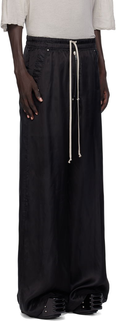 Nohavice Rick Owens Rick Owens Concordians Wide Bela Trousers Čierna | RU02E1366 K, 1
