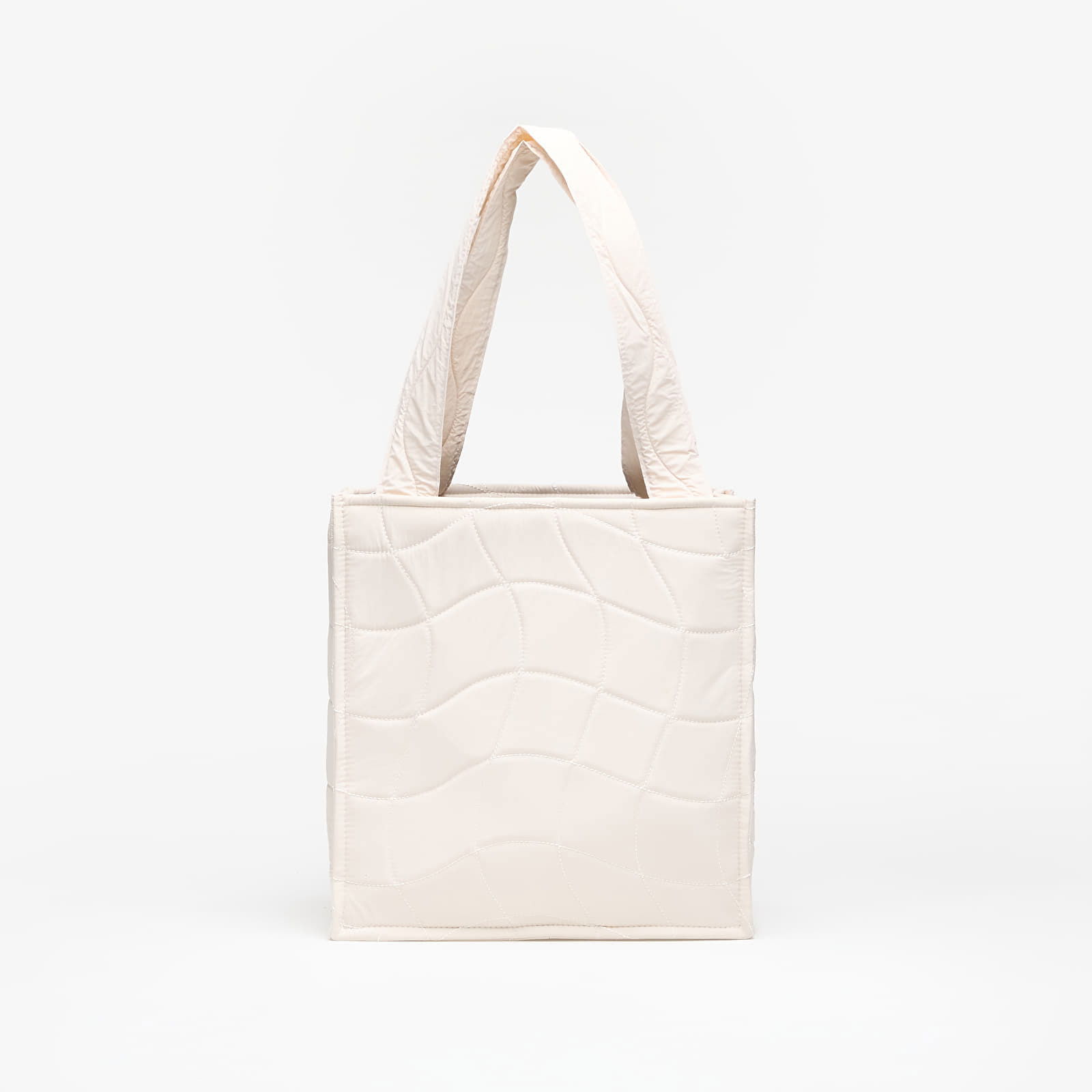 Beige Quilted Tote