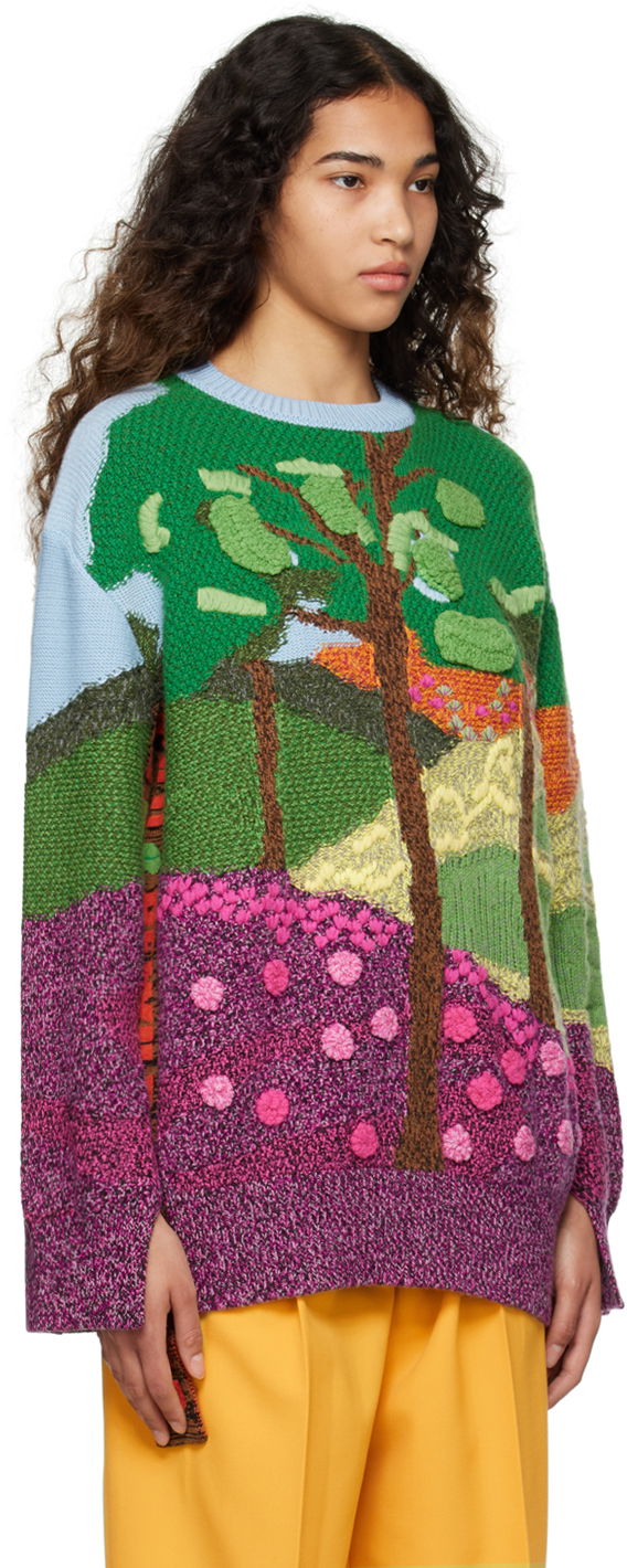 Sveter Stella McCartney Tree Of Life Knit Sweater Rôznofarebný | 6K03373S2384, 1