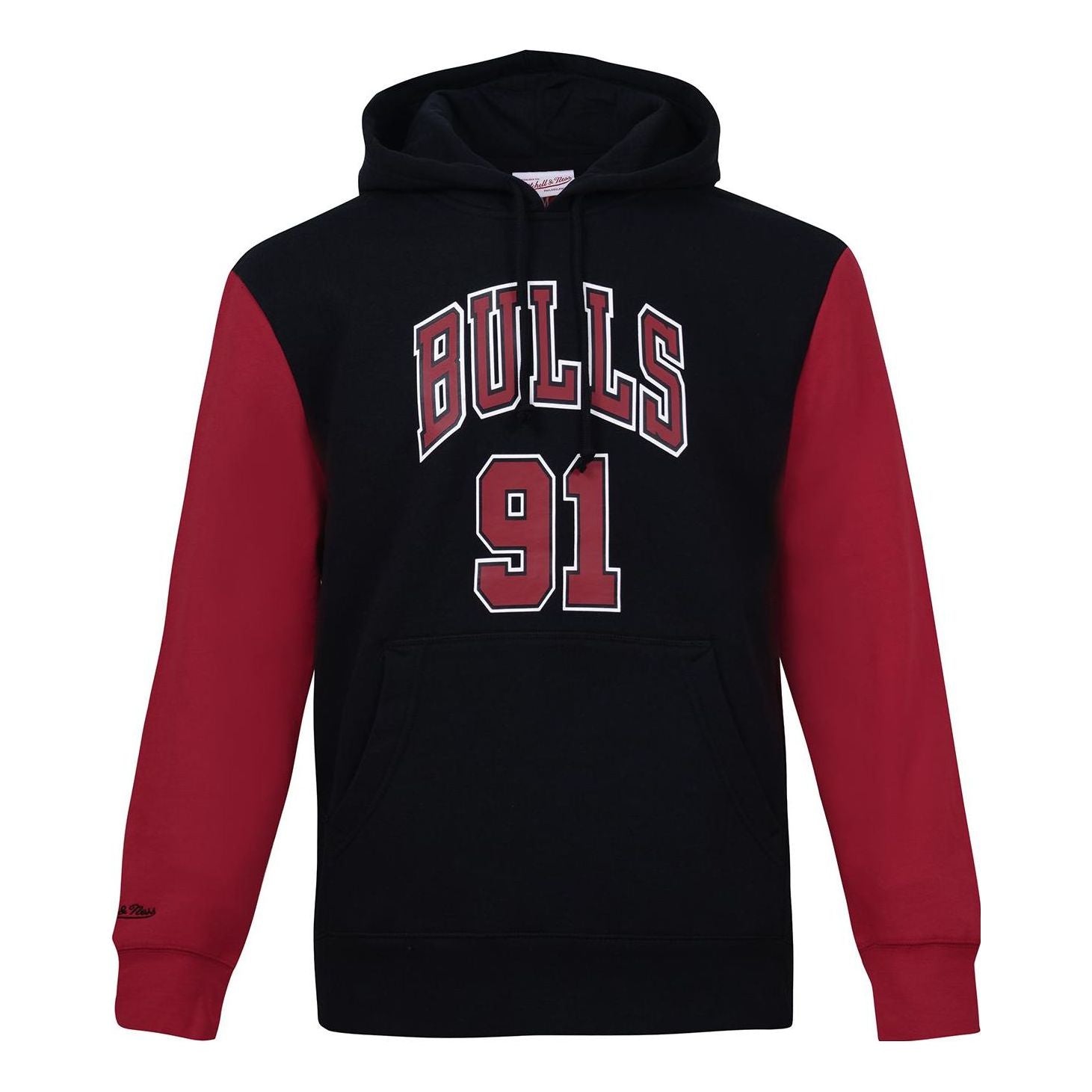 Mikina Mitchell & Ness NBA Chicago Bulls Dennis Rodman 1996 Hoodie Čierna | FNNP3417-CBU96DRDBKRD, 0