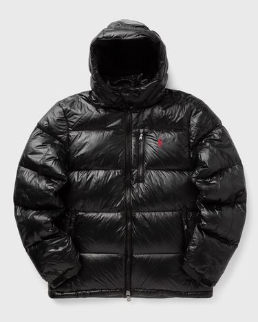 Prešívaná bunda Polo by Ralph Lauren Shiny Hooded Puffer Jacket Čierna | 710968281001, 0
